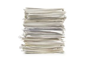 Pile,Of,Papers,On,White